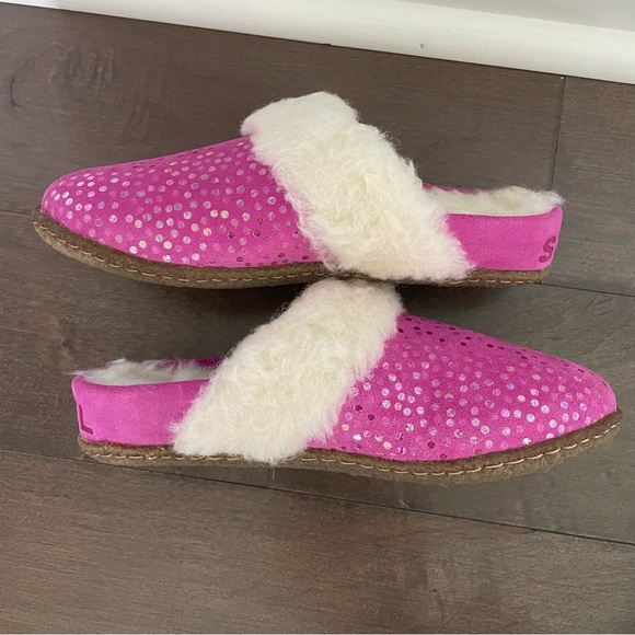 Sorel Youth Nakiska Slide II Slipper Bright Lavender NIB Size 3 MSRP $50 - Picture 6 of 8